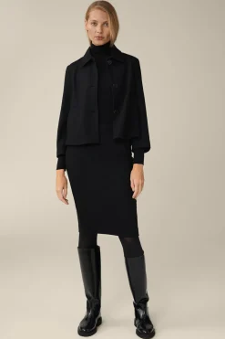 Wolljersey-Bleistift-Rock In