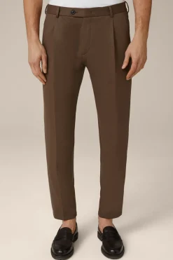 Wolljersey-Bundfaltenhose Floro In