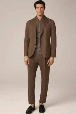 Wolljersey-Bundfaltenhose Floro In