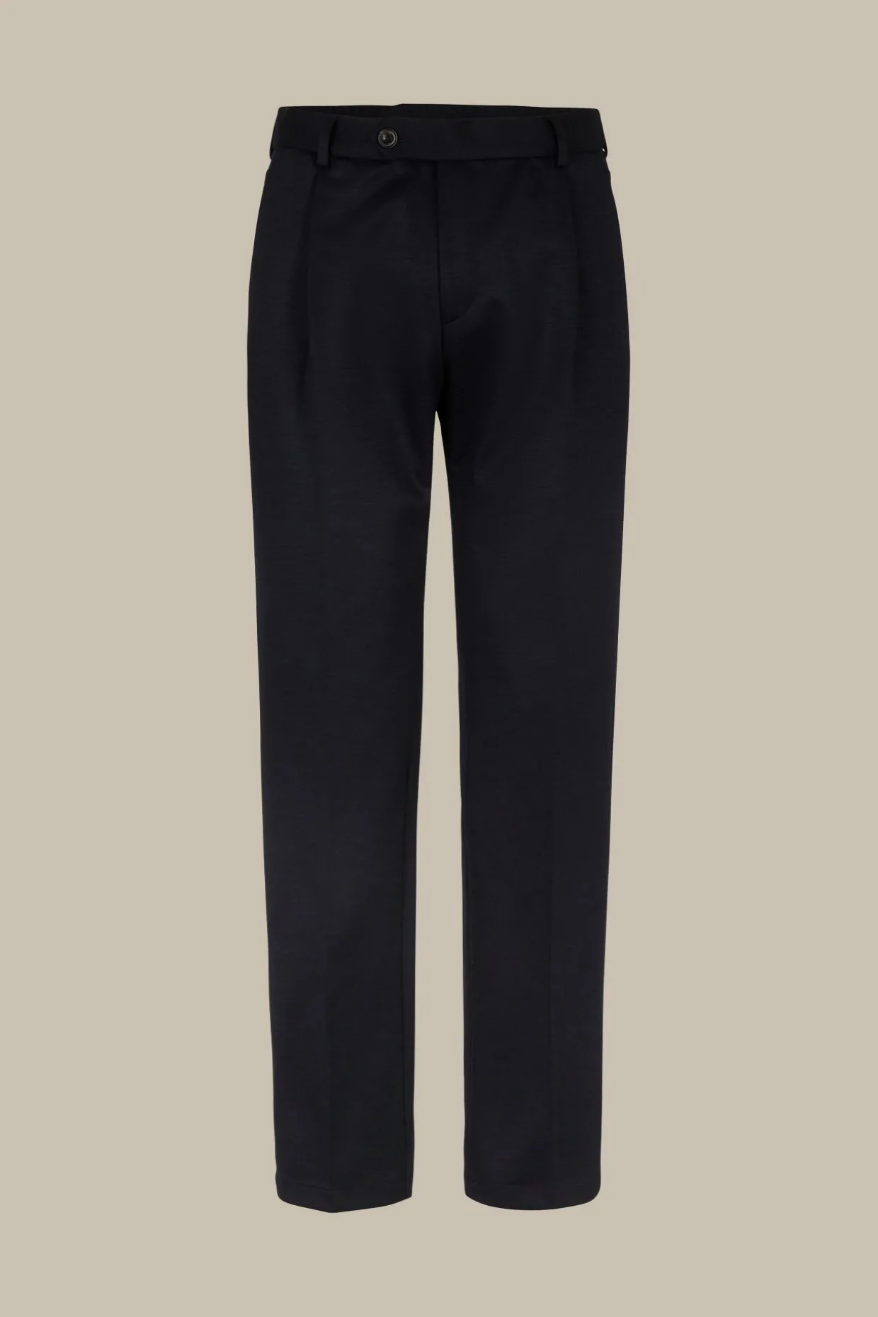 Wolljersey-Bundfaltenhose Floro In
