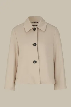 Wolljersey-Kurz-Blazer In