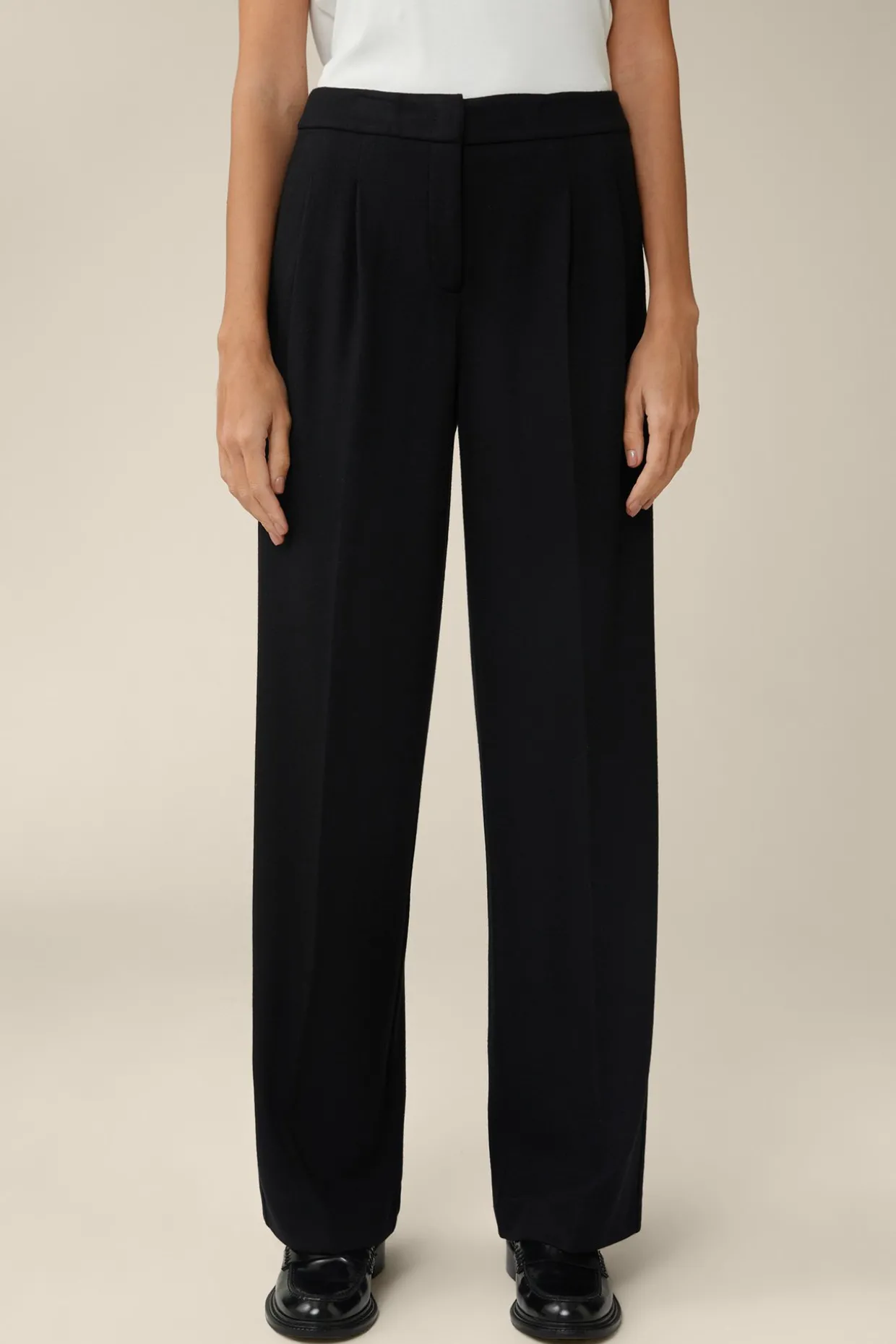 Wolljersey-Marlene-Hose In