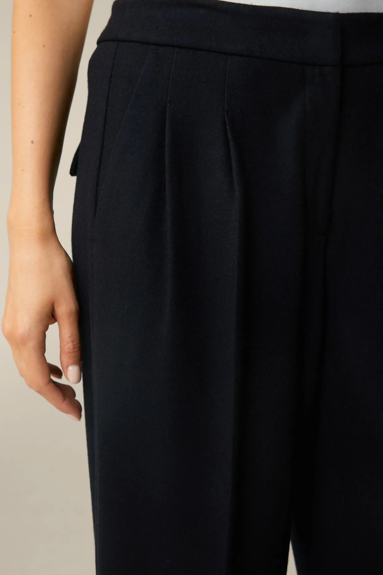 Wolljersey-Marlene-Hose In