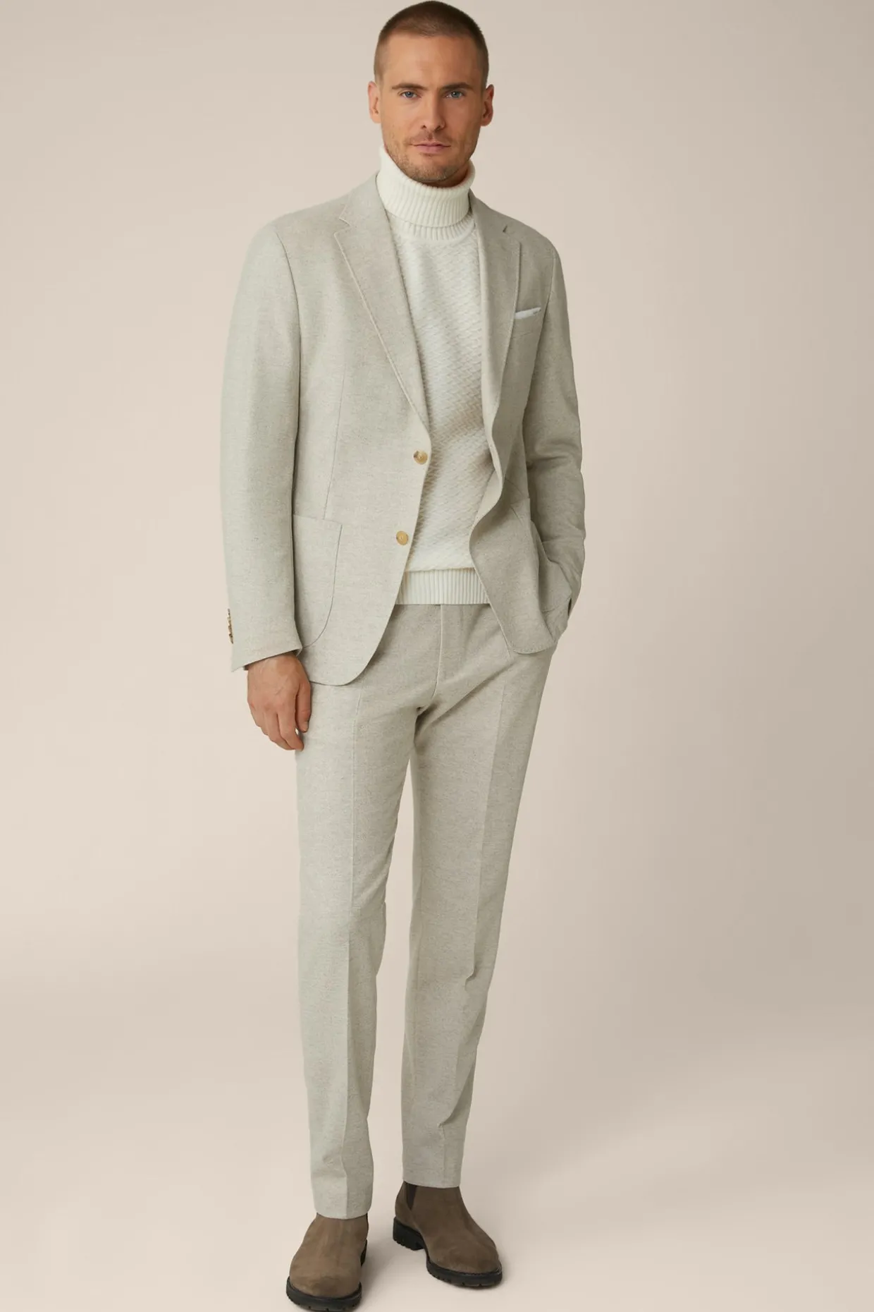 Wollmix-Baukasten-Hose Bene Mit Cashmere In