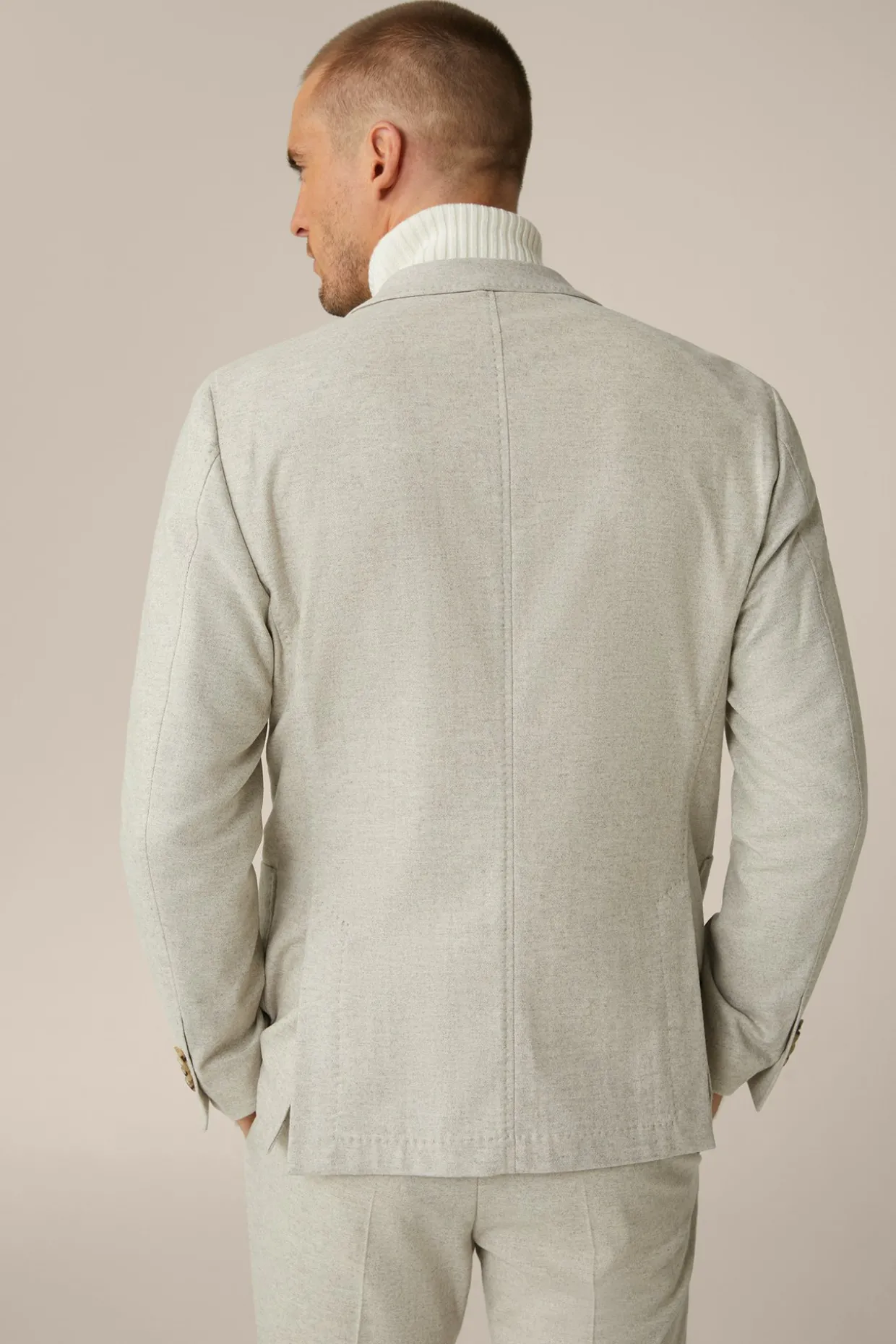 Wollmix-Baukasten-Sakko Giro Mit Cashmere In