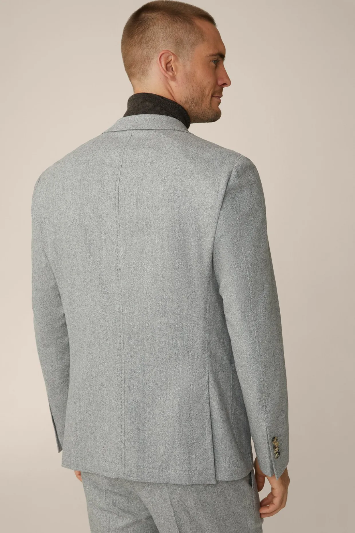 Wollmix-Baukasten-Sakko Giro Mit Cashmere In