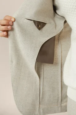Wollmix-Baukasten-Sakko Giro Mit Cashmere In