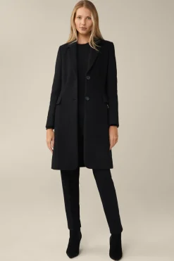 Wollmix-Blazer-Mantel In