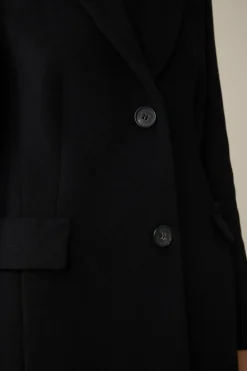 Wollmix-Blazer-Mantel In