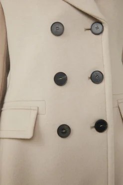 Wollmix-Caban-Jacke In