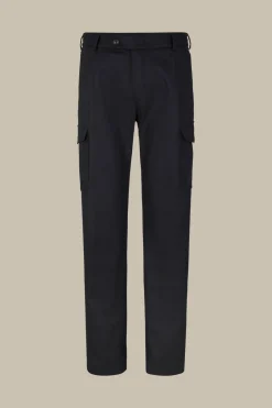 Wollmix-Cargo-Hose Famo Mit Cashmere Und Bundfalte In