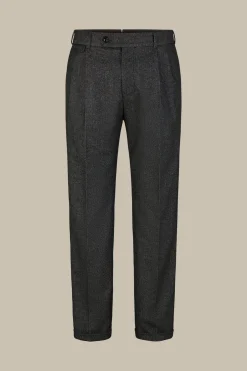 Wollmix-Cashmere-Hose Serpo Mit Bundfalte In