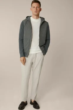 Wollmix-Kapuzenjacke Nelio Mit Steppung In