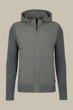 Wollmix-Kapuzenjacke Nelio Mit Steppung In