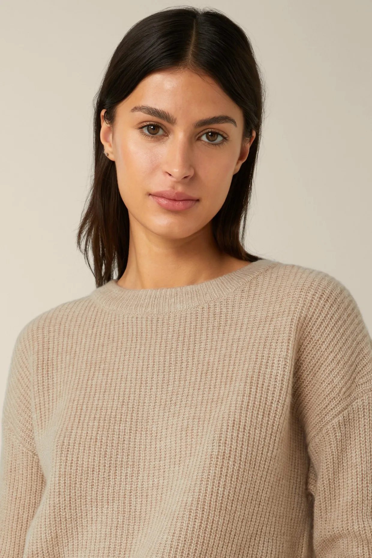 Wollmix-Pullover Mit Seide Und Cashmere In
