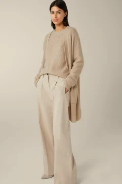 Wollmix-Pullover Mit Seide Und Cashmere In