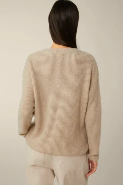 Wollmix-Pullover Mit Seide Und Cashmere In