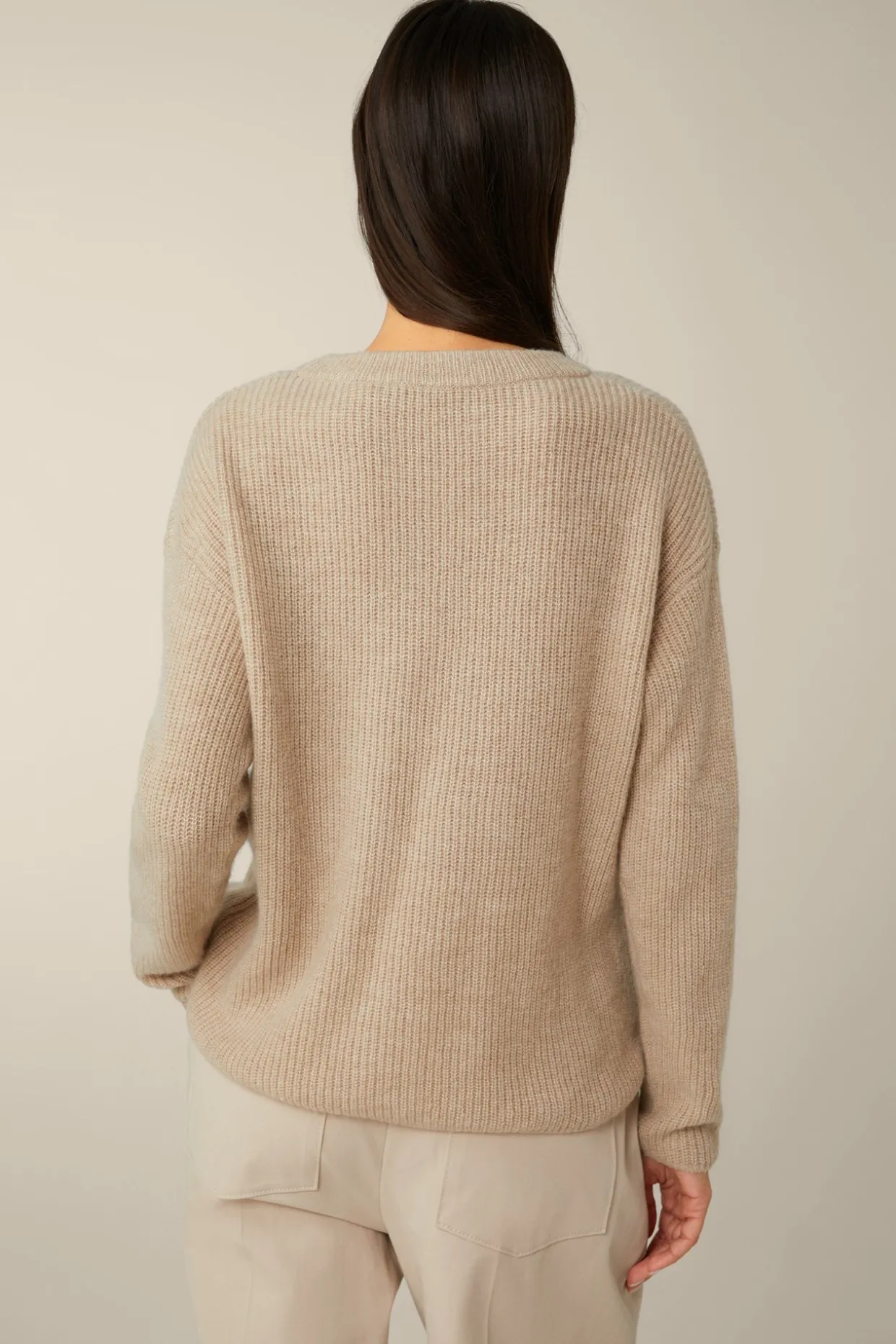 Wollmix-Pullover Mit Seide Und Cashmere In