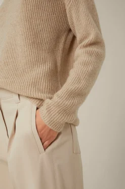 Wollmix-Pullover Mit Seide Und Cashmere In