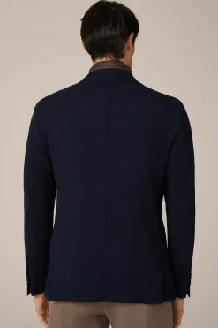 Wollmix-Sakko Triest In Navy Strukturiert