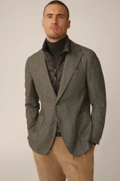Wollmix-Sakko Triest Mit Cashmere Und Inlay In
