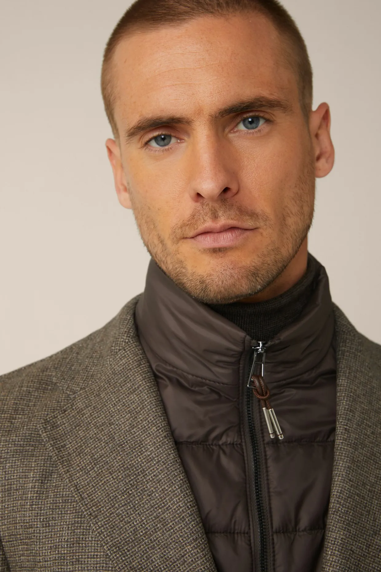 Wollmix-Sakko Triest Mit Cashmere Und Inlay In