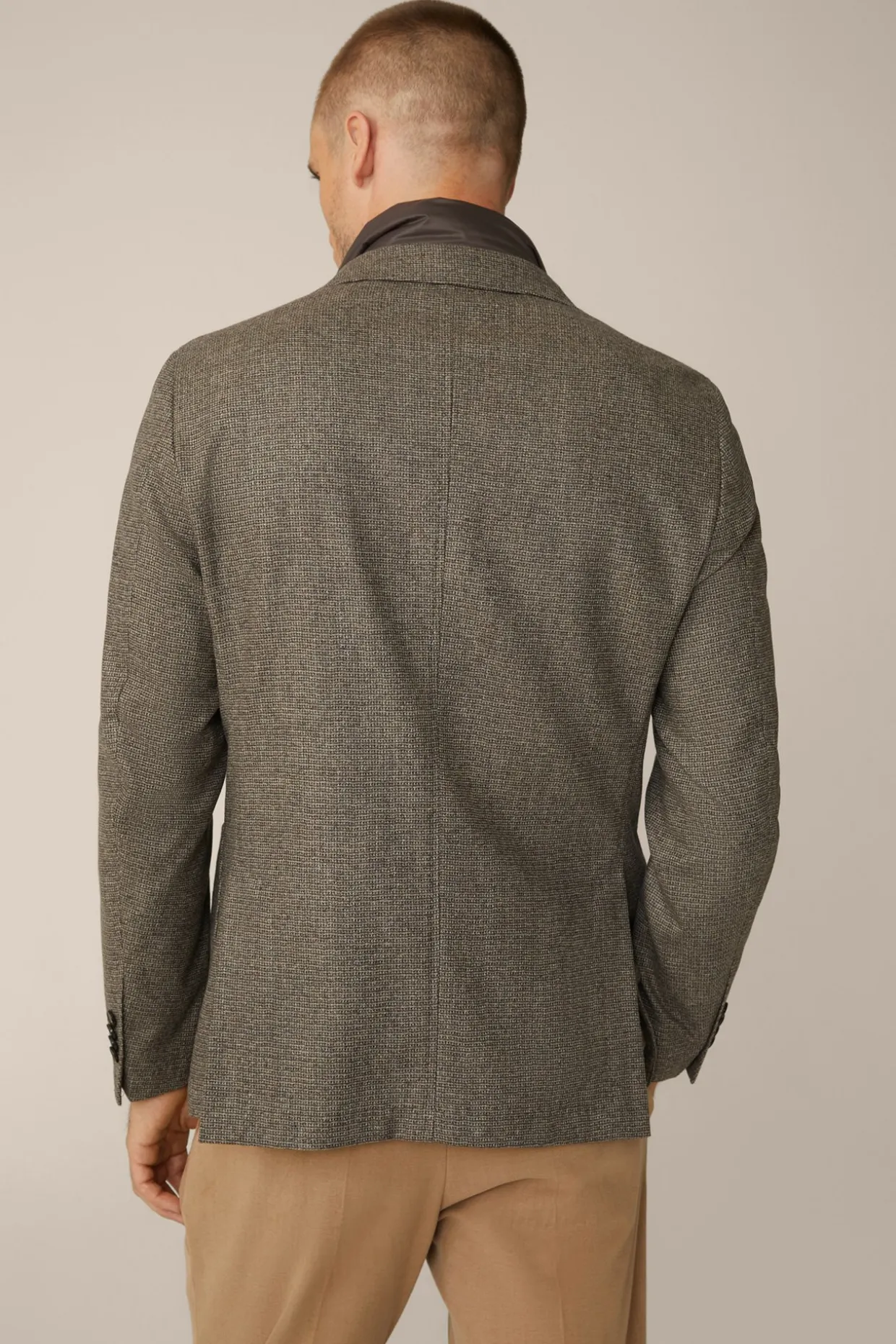 Wollmix-Sakko Triest Mit Cashmere Und Inlay In