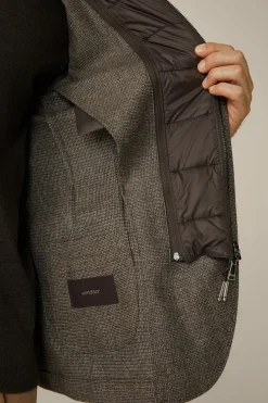 Wollmix-Sakko Triest Mit Cashmere Und Inlay In