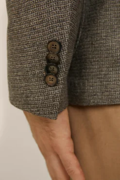 Wollmix-Sakko Triest Mit Cashmere Und Inlay In