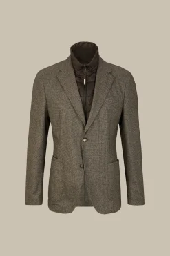 Wollmix-Sakko Triest Mit Cashmere Und Inlay In