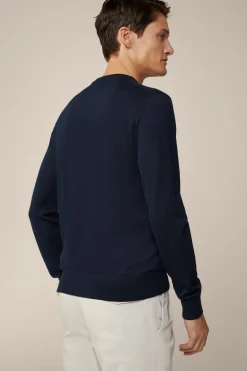 Woll-Pullover Moreno Mit Seide Und Cashmere In