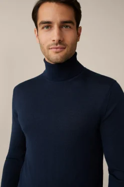 Woll-Rollkragen-Pullover Nando Mit Seide Und Cashmere In