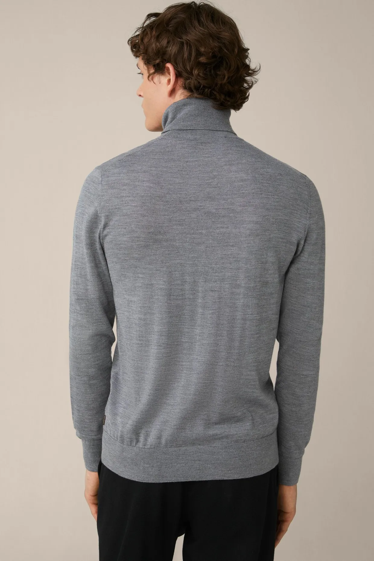 Woll-Rollkragen-Pullover Nando Mit Seide Und Cashmere In