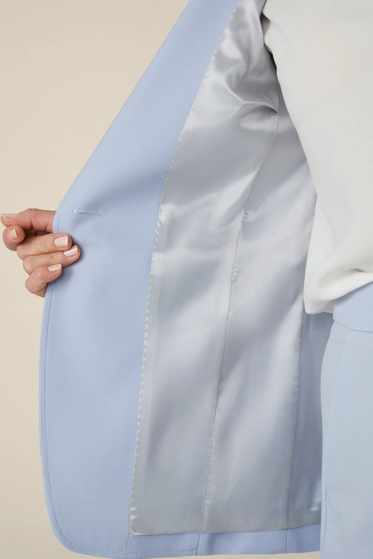 Wollstretch-Blazer In