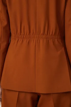 Wollstretch-Doppelreiher-Blazer In
