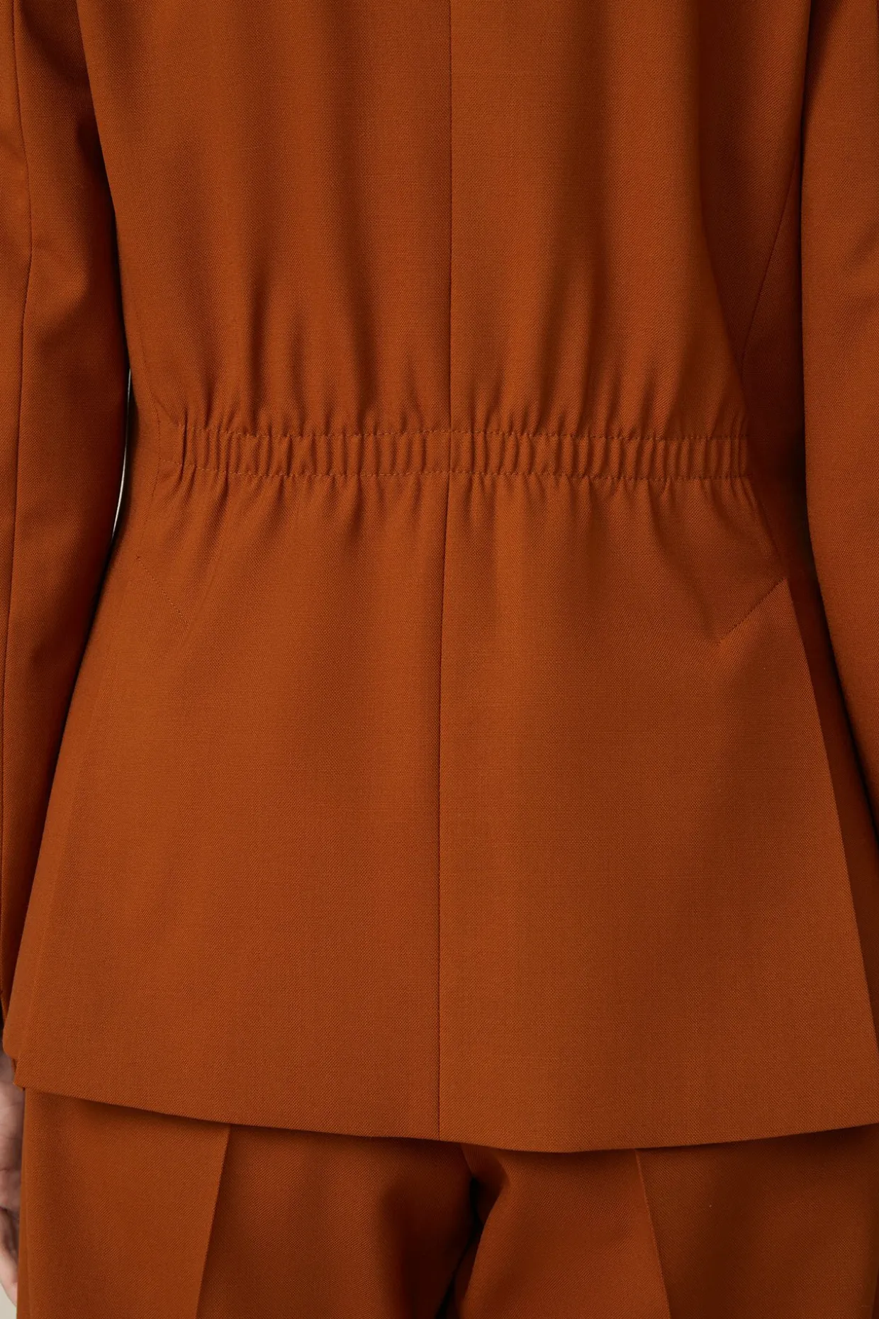 Wollstretch-Doppelreiher-Blazer In