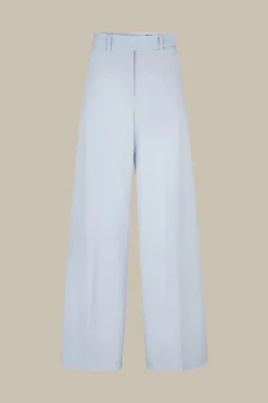 Wollstretch-Palazzo-Hose In