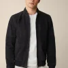 Ziegenvelours-Leder-Blouson Borello In