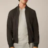 Ziegenvelours-Leder-Blouson Borello In