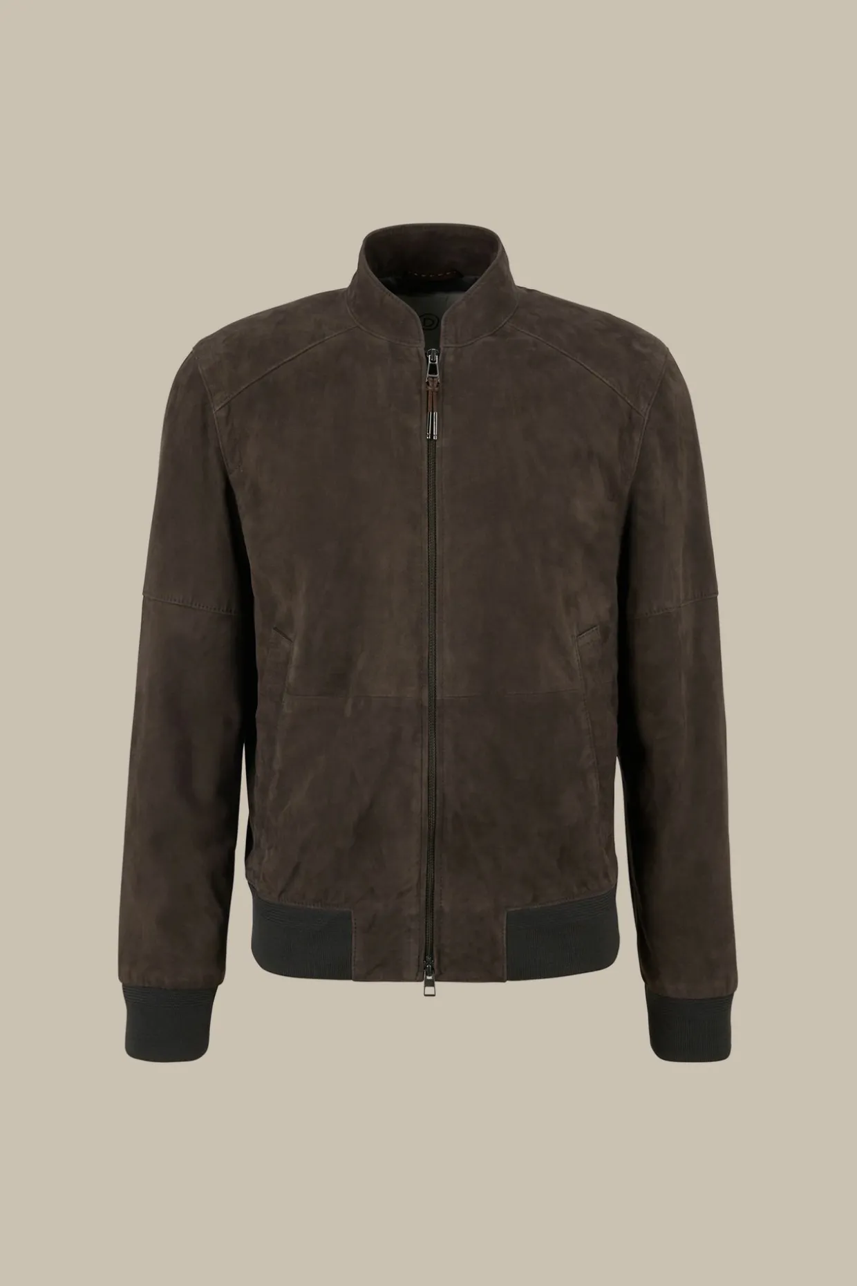 Ziegenvelours-Leder-Blouson Borello In