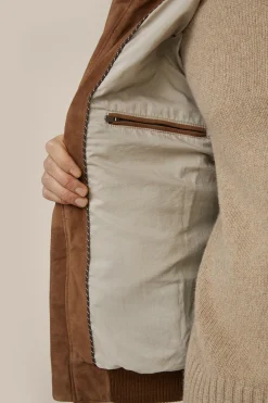 Ziegenvelours-Lederjacke Fornelli In